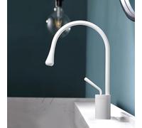 Bathroom, Toilet, Basin Faucet, Raised Table, hot and Cold, Faucet, White, high