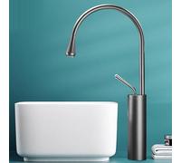 Bathroom, Toilet, Basin, Faucet, Raised Table, hot and Cold, Splash Proof, Faucet, White, Gray, high