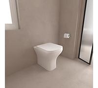 Bathroom Toilet Pan Back to Wall BTW WC with Soft Close Seat