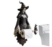 Bathroom Toilet Paper Holder,Witch Toilet Paper Holder - Organizer Decoration Bathroom Accessories Figurine Storage for Restroom Rv Shower Halloween Men Cabinet Home