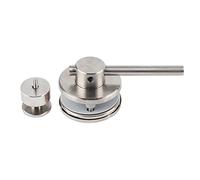 Bathroom Toilet Privacy Door Rotating Bolt Lock Hardware with Vacant Engaged Indicator Sturdy Durable Zinc Alloy Stainless Steel for Public Restroom Airport Station Hospital