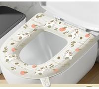 Bathroom Toilet Seat Pad with Handle Thicker Bathroom Waterproof Toilet Seat Cover Cushion (cat)