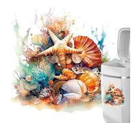 Bathroom Toilet Stickers - Durablle, Strong-Back Underwater World Toilet Lid Decals, Decorative Adhesive | Fun Bathroom Decoration for Hotels Schools Family Bathrooms Shopping