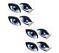 Bathroom Toilet Stickers with Blue Eye Designs for Adding a Playful Touch to Any Space