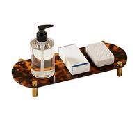 Bathroom Toilet Tray - Turtle Shell Tray, Tortoiseshell Non-Slip Acrylic Trays, Organizer for Storing the Stand | For Family, Friends, Men And Men