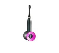Bathroom Toothbrush Holder, Compatible for Electric Toothbrush Holder Wall Mounted Non-Punching Durable(Rose red Gray)