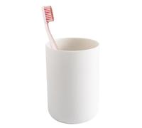 Bathroom Toothbrush Holder Cups, White Plastic Cups Drinking Cups Mouthwash Cup Reusable Water Cup Bathroom Storage Cups for Home Travel, 300ml (white)