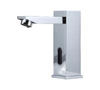 Bathroom Touchless Faucet Toilet Basin Sink Infrared Motion Sensor Tap Deck Mounted Intelligent Automatic Square Faucet