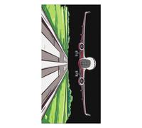 Bathroom Towel Airplane Aviation Flight Print Quick Dry Bath Towel Highly Absorbent Lounge Washcloths, For Surfing, Home, Shower, 80x130cm