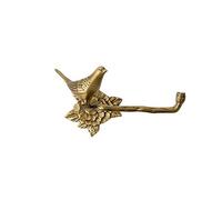 Bathroom towel bar Antique Brass 3pcs Bath Towel Set Bird Towel Ring Carved Toilet Paper Holder Creative Towel Bar 18 Inch Bathroom Accessories (Color : Paper holder)
