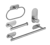 Bathroom Towel Bar, Bathroom Hardware Set - Bathroom Accessories Holder - Stainless Steel Bathroom Towel Rack, Bathroom Accessories Kit, Modern Design, Rust Proof for Washroom