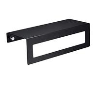 Bathroom Towel Holder Black Space Aluminum Towel Rack Creative Bathroom Living Room Super Load-bearing Multi-function Compact Bathroom Storage
