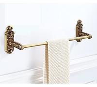 Bathroom Towel Holder Space Aluminum Antique Towel Rack Creative Holder Bathroom Bar Vintage Accessories Compact Bathroom Storage(1 bar,60cm)