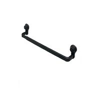 Bathroom Towel Rack Bathroom Towel Holder Stand Kitchen Cabinet Door Hanging Organizer Shelf Wall Mounted Towels Towel Holder for Kitchen Cabinet Door Bathroom Wall Mounted Countertop White Black