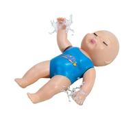 Bathroom Toys - Wind Up Waterproof Cute Soft Doll, Water Toys for Bath, Mechanical Floating Swimmer, Clockwork Submarine Motion Figurine, Aquatic Playtime Accessory for Kids Children Boys Girls