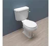 Bathroom Traditional Victorian Style Close Coupled Toilet Pan Soft Close Seat Cistern WC