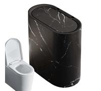 Bathroom Trash Can with Lid | Slim Trash Can with Lid for Bathroom,Covered Waste Basket Dustbin for Home Dorm Toilet Laundry Kitchen