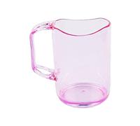 Bathroom Tumbler Cup - Curved Water Cup, Exquisite Rinse Holder | Elegant Toothbrush Container, Compact Mouthwash Vessel, Stylish Washing Accessory for Vanity, Counter top, Sink Area