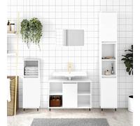 Bathroom Under Sink Cabinet Basin Storage Cupboard Vanity Unit Furniture vidaXL