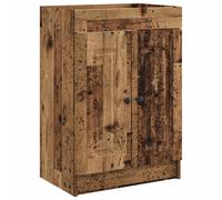 Bathroom under Sink Cabinet with Shelf Engineered Wood Under Storage vidaXL