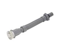 Bathroom Universal Wash Basin Sink Drain Pipe S Tube Down Waste Pipe Plumbing Accessories Durable Resistant Flexible S Type Design for Bathroom Sink Grey 39cm