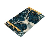 Bathroom Vanity Tray Elk Starry Sky Deer Acrylic Decorative Tray for Countertop Organizer Perfume Makeup Dresser