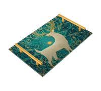 Bathroom Vanity Tray Golden Elk Deer Acrylic Decorative Tray for Countertop Organizer Perfume Makeup Dresser