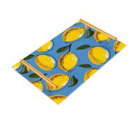 Bathroom Vanity Tray Lemon Blue Limon Acrylic Decorative Tray for Countertop Organizer Perfume Makeup Dresser