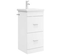 Bathroom Vanity Units Bathroom Furniture Set White Sonoma oak Concrete grey 81 c