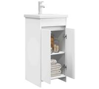 Bathroom Vanity Units Bathroom Furniture Set White Sonoma oak Concrete grey 81 c