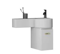 Bathroom Vanity with Sink, Floating Vanity for Small Spaces, Modern Single Sink Cabinet, Stylish Bathroom Clearance Solution