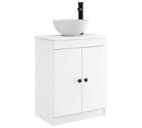 vidaXL Bathroom Vanity with Sink Concrete Grey 54 x 35 x 83 cm