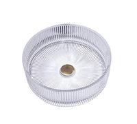 Bathroom Vessel Sink, Glass Round Sink, Countertop Basin with Waterfall Faucet and Pop-Up Drain