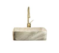 Bathroom Vessel Sink Retro Style Balcony Bathroom Washbasin Simple Round Bathroom Sink Outdoor Wash Basin Vanity Vessel Sink