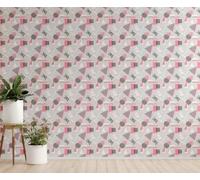 Bathroom Vinyl Film Kitchen Feature Pink Refreshing Heavy Washable 45x500cm