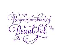 Bathroom Vinyl Stickers Bedroom Wall Decor Bathroom Decor Be Your own Kind of Beautiful Wall Decal Bathroom wall Art Small - 28x42cm