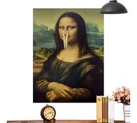 Bathroom Wall Art Humor - Toilet Decor Poster | Toilet Paintings Decoration - for Homeowners Renters Apartment Hotel Home Powder Room Dormitory Restaurant Vanity Area