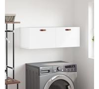 Bathroom Wall Cabinet Bath Storage Floating Cupboard Washroom Wall Storage Unit