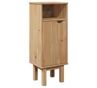 Bathroom Wall Cabinet Hanging Storage Cupboard Solid Wood Pine vidaXL
