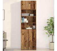 Bathroom Wall Cabinet Hanging Wall Storage Cupboard Engineered Wood vidaXL