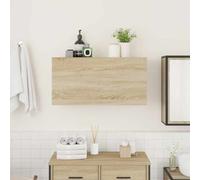 vidaXL Bathroom Wall Cabinet Sonoma Oak 80x25x40 cm Engineered Wood
