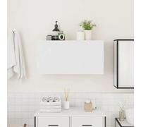 Bathroom Wall Cabinet Hanging Wall Storage Cupboard Engineered Wood vidaXL
