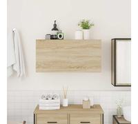 Bathroom Wall Cabinet Hanging Wall Storage Cupboard Engineered Wood vidaXL
