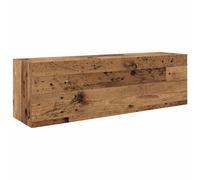 vidaXL Bathroom Wall Cabinet Concrete Grey 100x25x30 cm Engineered Wood