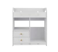 Bathroom Wall Cabinet Hollow Flower Carved, Over The Toilet Storage Wall Mount Medicine Cabinet Storage Organizer, Punching Free Cosmetics Storage Shelf for Kitchen Bathroom White