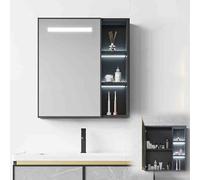Bathroom Wall Cabinets,Bathroom Mirrors For Over Sink With Storage, Mirrored Large Bathroom Wall Cabinet, Storage Organizer Kitchen Cupboard With Mirror, Wall Mounted Vanity Mirror Medicine,60X10X65C