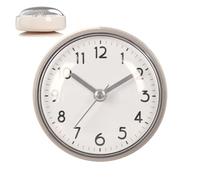 Bathroom Wall Clock - Waterproof Bathroom Clock | Shower Faucet, Timer 8 Cm (1 Piece), Mounted Design, Time Keeping for Kitchens, Bathrooms