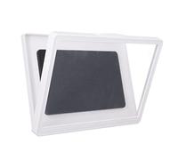 Bathroom Wall Mount Sealed Protective Case Anti Fog Touch Screen Mobile Phone Cover for Shower Tablet Holder (9802W White)