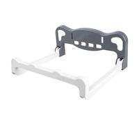 Bathroom Wall Mounted Basin Shelf Rack, Gray | Space Saving Designs Holds Toiletries Hairdryer Cleaning Tools for Daily Use with Adhesive Backing