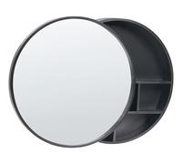 Bathroom Wall Mounted Mirror Cabinet UCAYALI 50 cm 50 cm Black